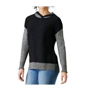 Smartwool XS Black & Gray Dark Academia Hoodie Sweater Classic Cozycore